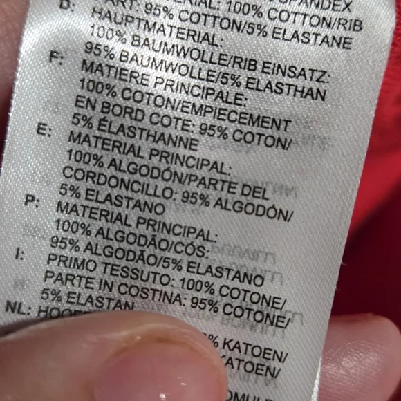 Adidas Big Trefoil Red White Jogger Sweatpants Size M - Picture 8 of 13